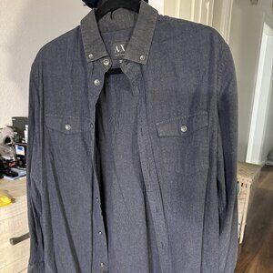 Armani Exchange Button Down Shirt Size Medium